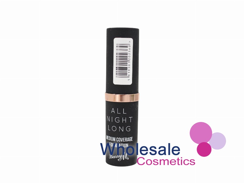 12 x Barry M All Night Long Medium Coverage Foundation - 6 WAFFLE